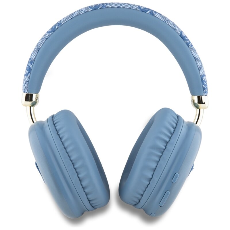 Casti wireless Bluetooth Guess, 400mAh, albastru, GUBHK1P4TPB