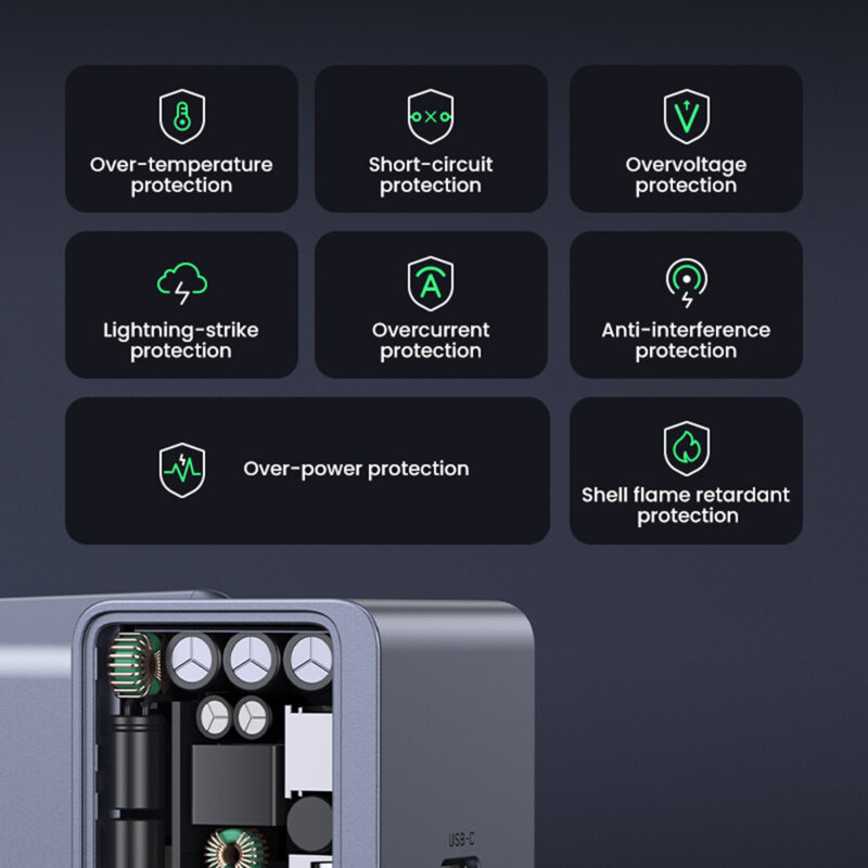 Incarcator priza Type-C Fast Charge Ugreen, 30W, gri, 35041