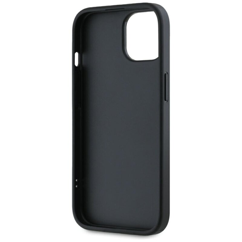 Husa originala iPhone 15 Karl Lagerfeld Saffiano Athleisure Stripes Cord, rosu, KLHCP15SPAMSCNSR