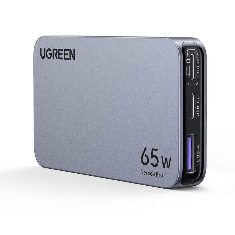 Incarcator USB, 2x Type-C Fast Charge Ugreen, 65W, gri, 25356