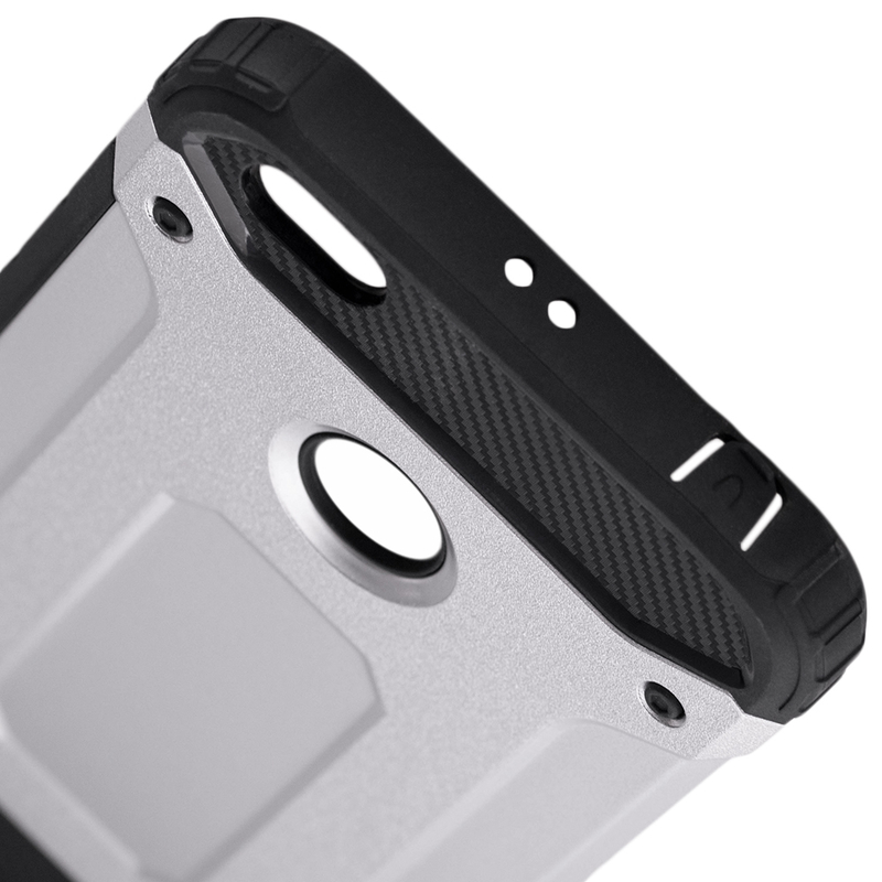 Husa Xiaomi Redmi Note 5A Mobster Hybrid Armor - Argintiu