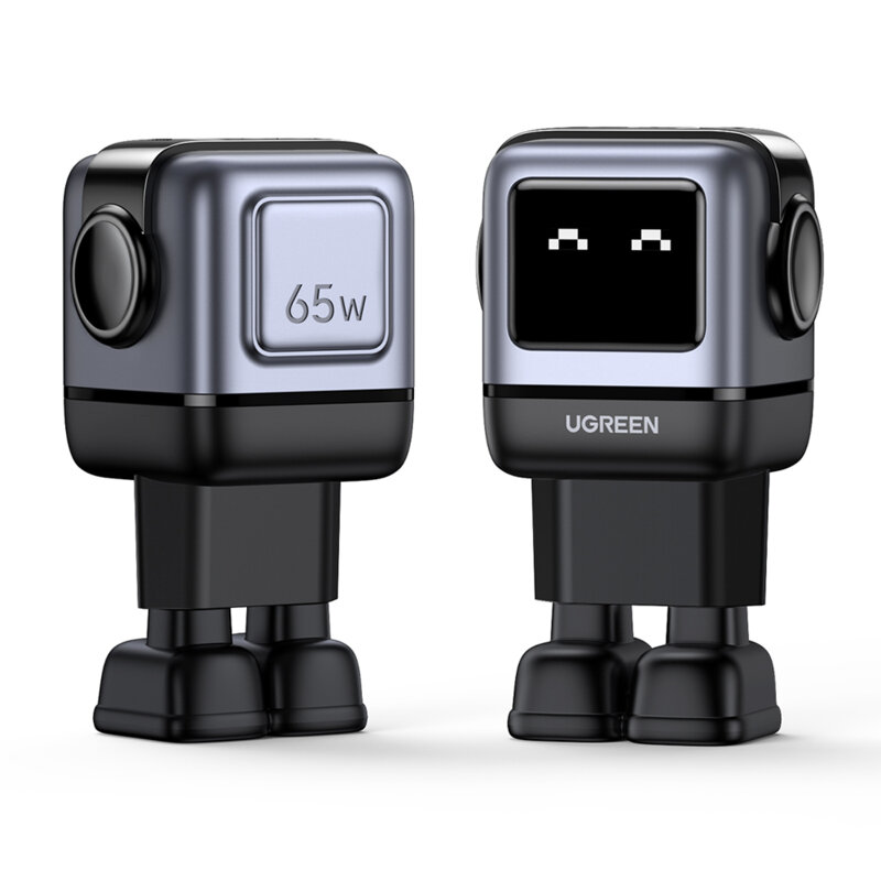 Incarcator USB, 2x tip C Fast Charge Ugreen, 65W, negru, 25685B