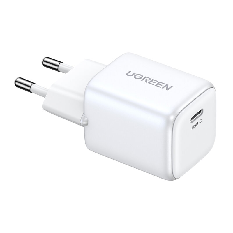Incarcator priza tip C GaN Fast Charge Ugreen, 30W, alb, 15326