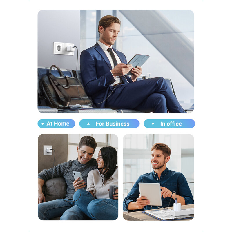 Incarcator priza tip C GaN Fast Charge Ugreen, 30W, alb, 15326