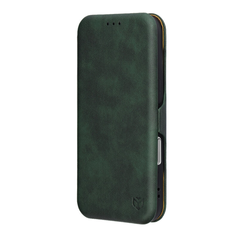 Husa 360° iPhone 16 Pro Techsuit Safe Wallet Plus, verde