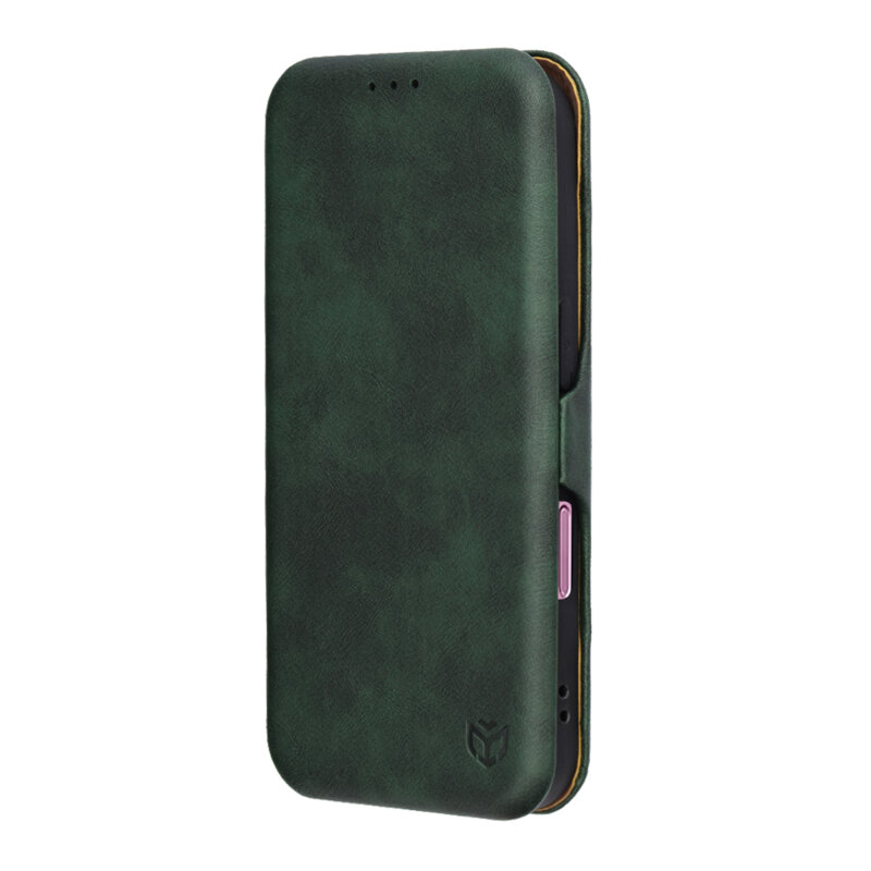 Husa 360° iPhone 16 Plus Techsuit Safe Wallet Plus, verde