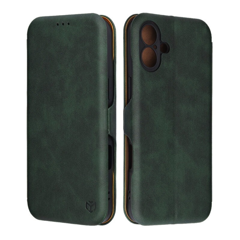 Husa 360° iPhone 16 Plus Techsuit Safe Wallet Plus, verde