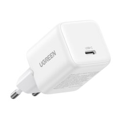 Incarcator tip C GaN Fast Charging Ugreen, 30W, alb, 65009