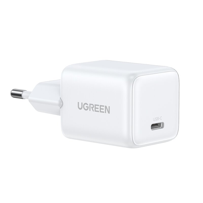 Incarcator tip C GaN Fast Charging Ugreen, 30W, alb, 65009