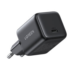 Incarcator tip C GaN Fast Charging Ugreen, 30W, negru, 65007