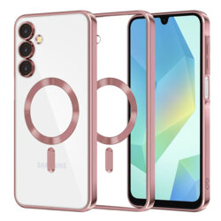 Husa premium Samsung Galaxy A16 4G Techsuit Luxury Crystal MagSafe, roz