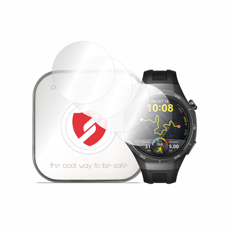 [Pachet 4x] Folie regenerabila premium Huawei Watch GT 5 Pro 46mm Smart Protection Classic, transparenta