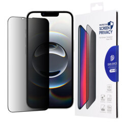 Folie sticla iPhone 16e Dux Ducis Tempered Glass Privacy, negru