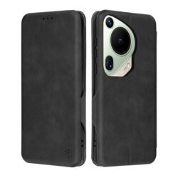 Husa 360° Huawei Pura 70 Ultra Techsuit Safe Wallet Plus, negru