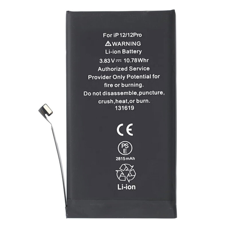 Baterie acumulator iPhone 12, 2815mAh, negru