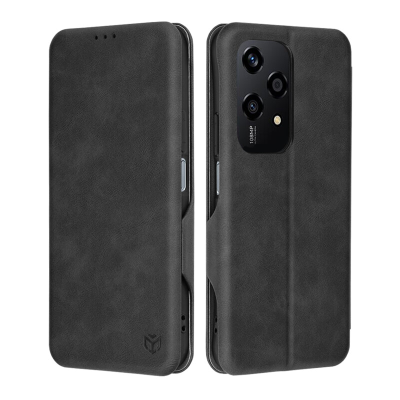 Husa 360° Honor 200 Lite Techsuit Safe Wallet Plus, negru