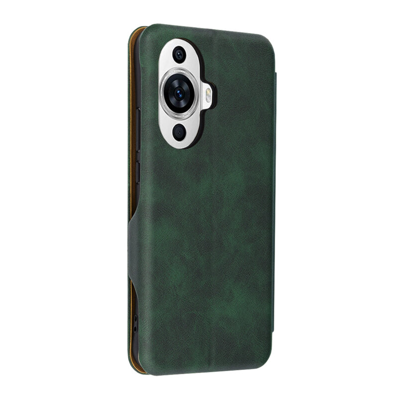 Husa 360° Huawei nova 11 Techsuit Safe Wallet Plus, verde