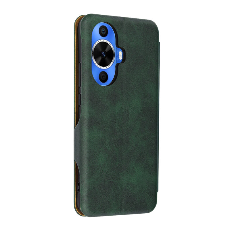 Husa 360° Huawei nova 12s Techsuit Safe Wallet Plus, verde