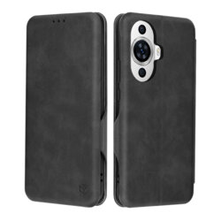 Husa 360° Huawei nova 11 Techsuit Safe Wallet Plus, negru
