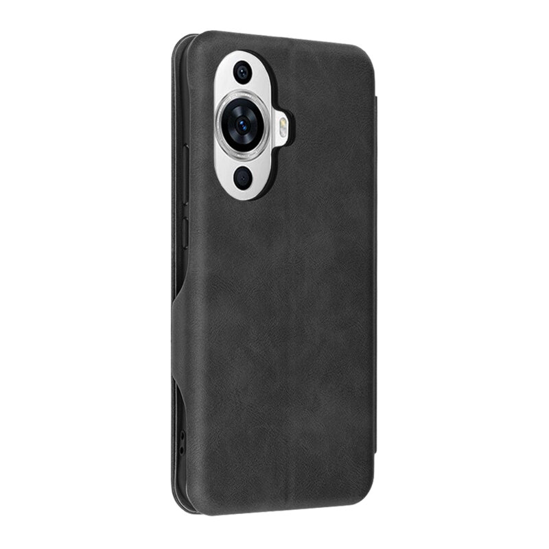 Husa 360° Huawei nova 11 Techsuit Safe Wallet Plus, negru
