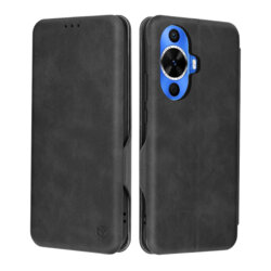 Husa 360° Huawei nova 12s Techsuit Safe Wallet Plus, negru