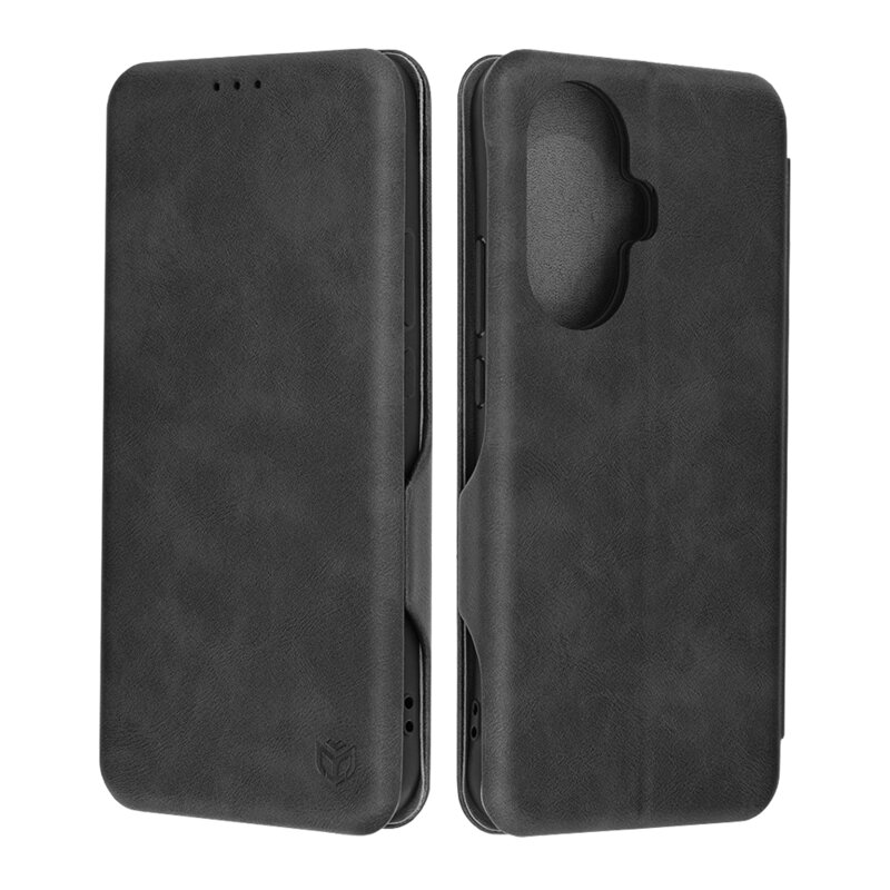 Husa 360° Huawei nova 12s Techsuit Safe Wallet Plus, negru