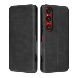Husa 360° Sony Xperia 1 VI Techsuit Safe Wallet Plus, negru