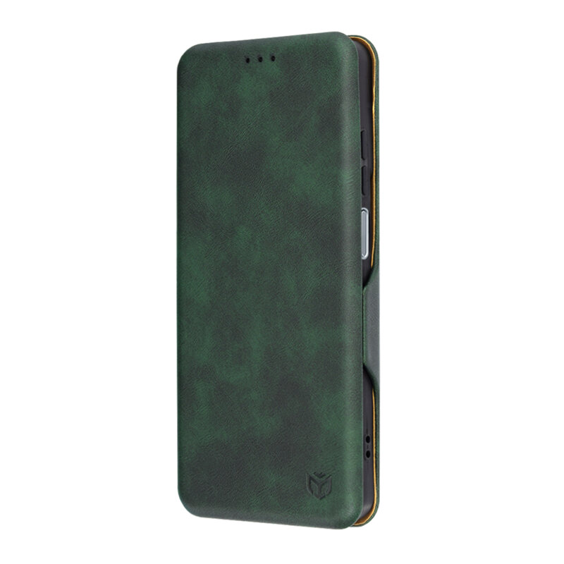 Husa 360° Motorola Moto G24 Power Techsuit Safe Wallet Plus, verde