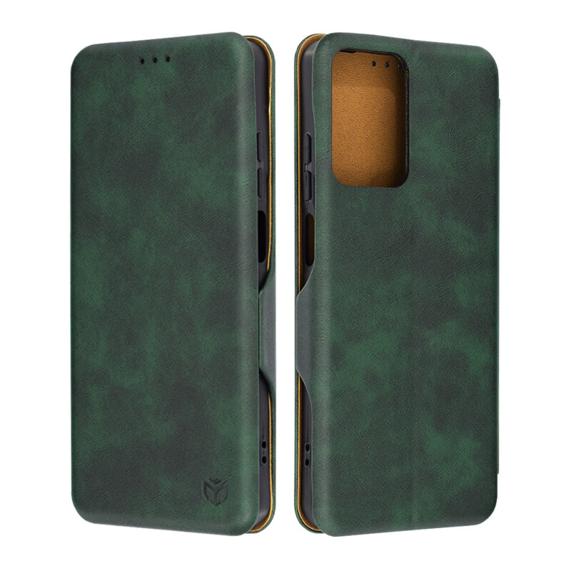 Husa 360° Motorola Moto G24 Power Techsuit Safe Wallet Plus, verde