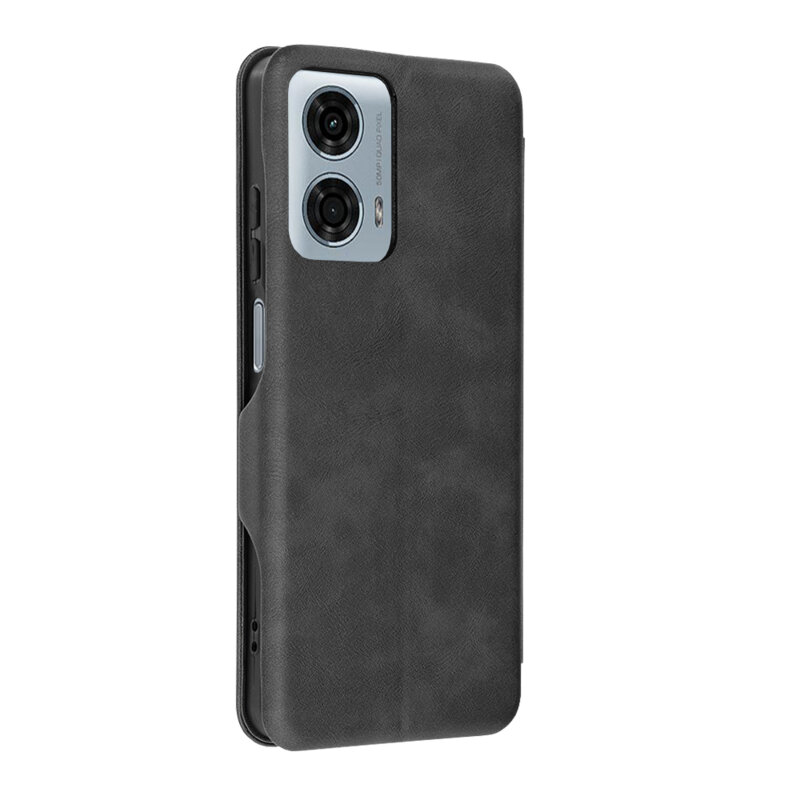 Husa 360° Motorola Moto G24 Power Techsuit Safe Wallet Plus, negru