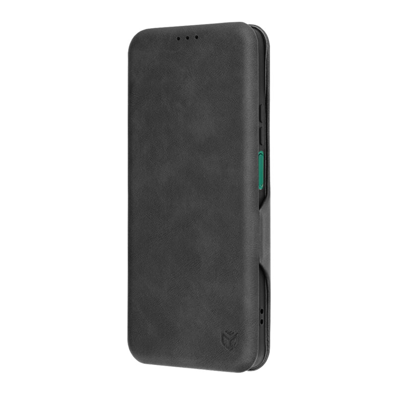 Husa 360° Huawei nova 12i Techsuit Safe Wallet Plus, negru