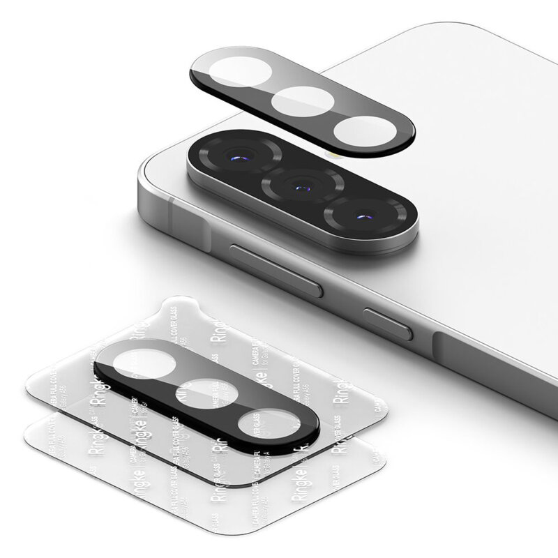 [Pachet 2x] Folie sticla camera Samsung Galaxy A56 5G Ringke Camera Protector, transparenta