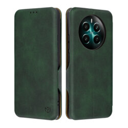 Husa 360° Realme 12+ Techsuit Safe Wallet Plus, verde