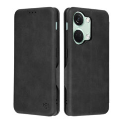 Husa 360° OnePlus Nord 3 Techsuit Safe Wallet Plus, negru