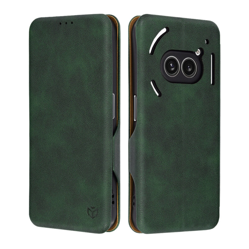 Husa 360° Nothing Phone (2a) Techsuit Safe Wallet Plus, verde