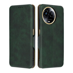 Husa 360° Realme 11 5G Techsuit Safe Wallet Plus, verde