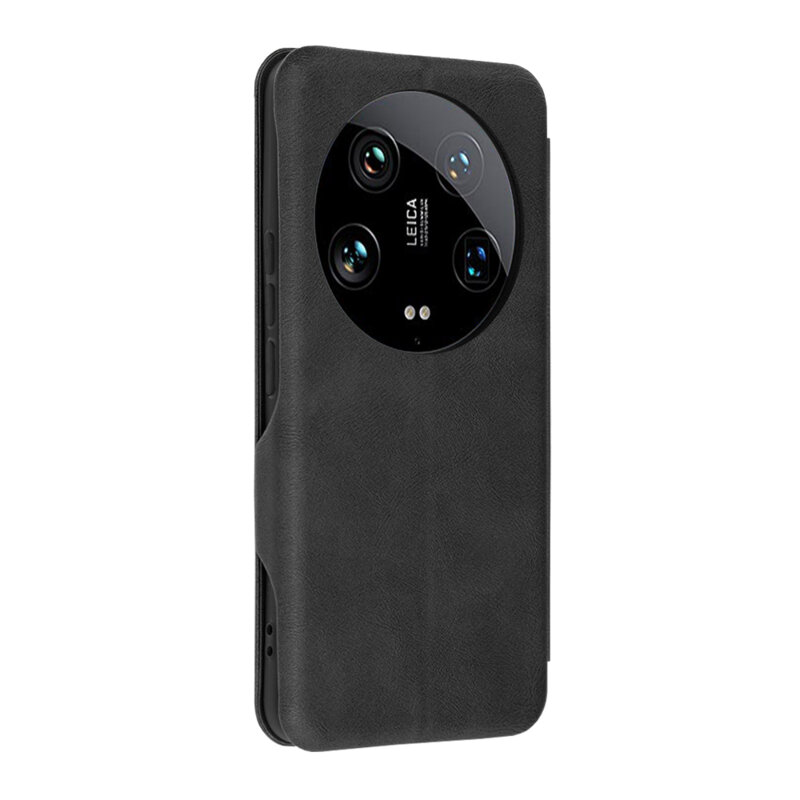 Husa 360° Xiaomi 14 Ultra Techsuit Safe Wallet Plus, negru