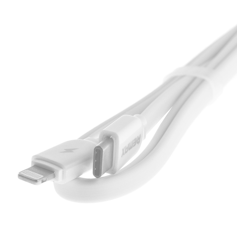 Cablu de date Remax USB Type-C - Lightning - Alb