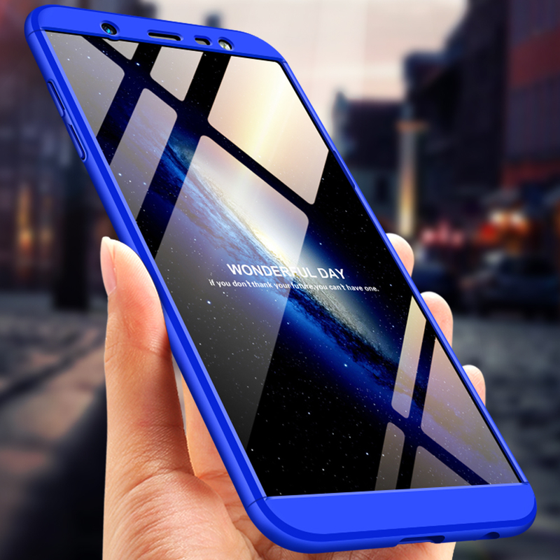 Husa Samsung Galaxy A6 Plus 2018 GKK 360 Full Cover Albastru