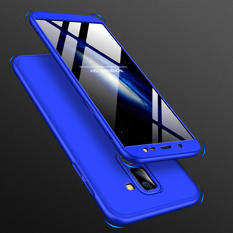 Husa Samsung Galaxy A6 Plus 2018 GKK 360 Full Cover Albastru