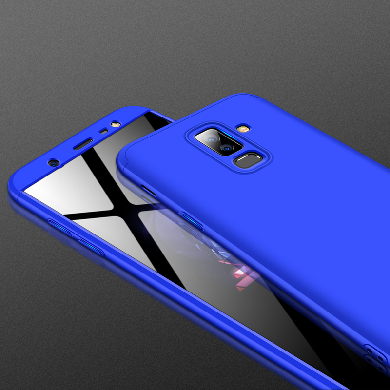 Husa Samsung Galaxy A6 Plus 2018 GKK 360 Full Cover Albastru