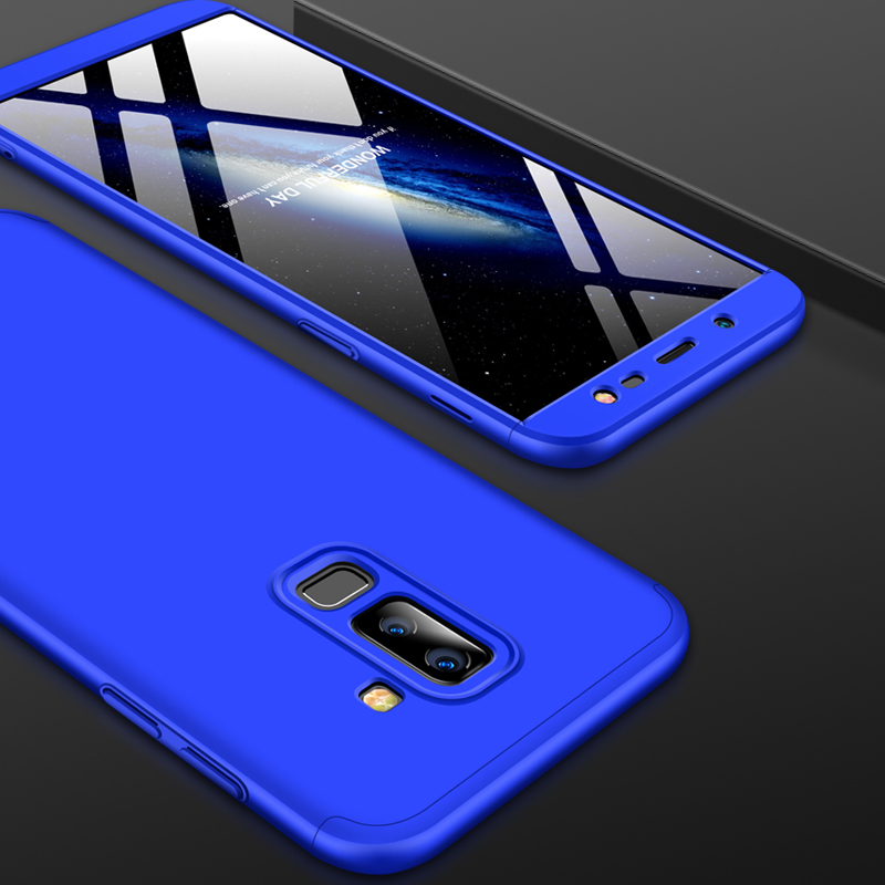 Husa Samsung Galaxy A6 Plus 2018 GKK 360 Full Cover Albastru