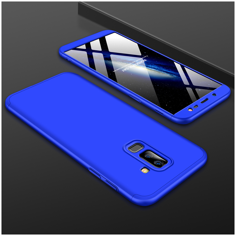 Husa Samsung Galaxy A6 Plus 2018 GKK 360 Full Cover Albastru