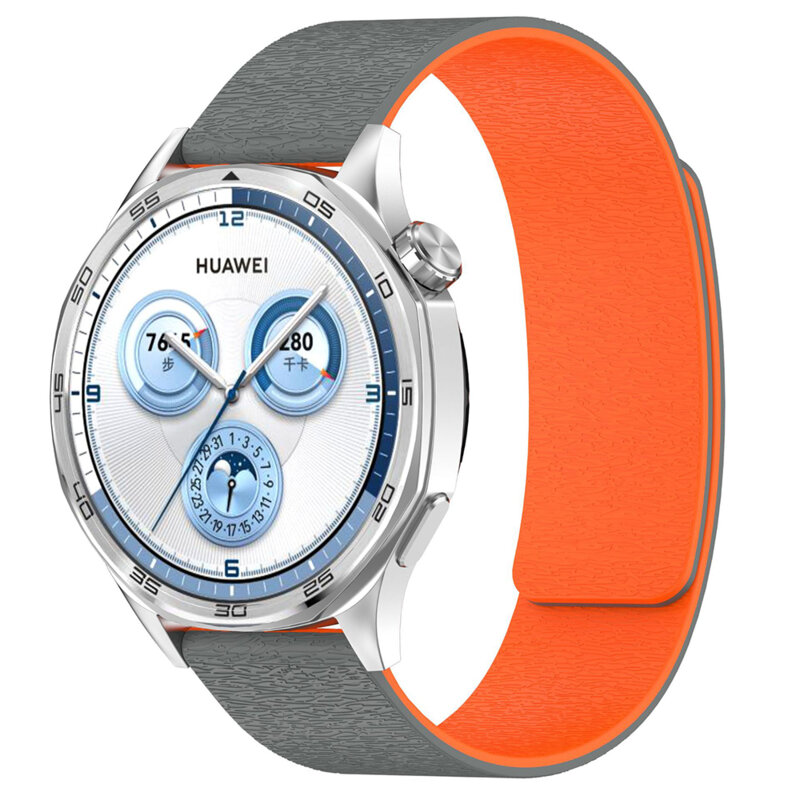 Curea Huawei Watch GT 2 42mm Techsuit, gri, W074