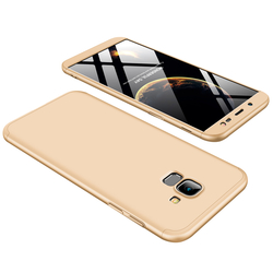 Husa Samsung Galaxy J6 2018 GKK 360 Full Cover Auriu
