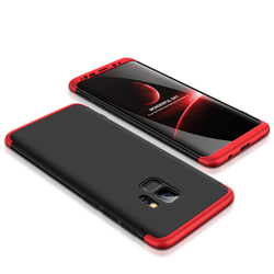 Husa Samsung Galaxy S9 GKK 360 Full Cover Negru-Rosu