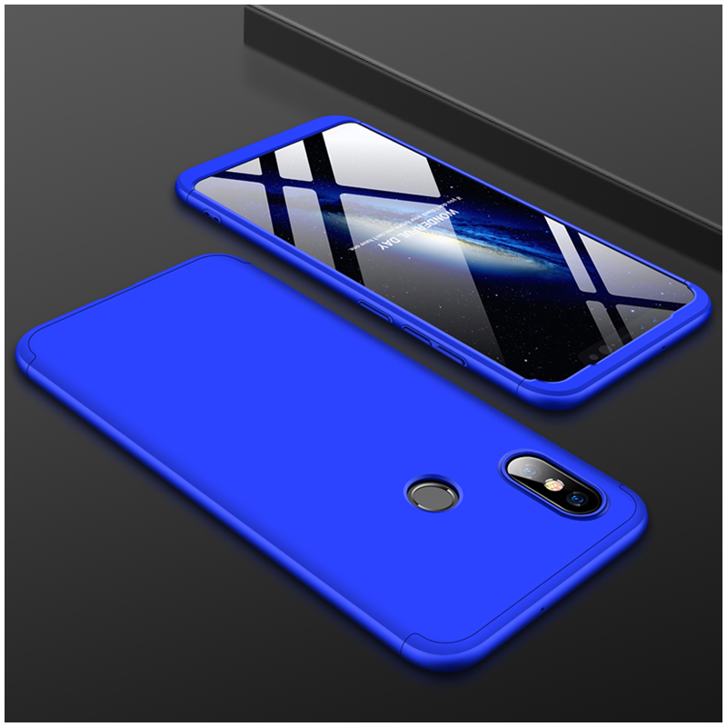 Husa Xiaomi Mi 8 GKK 360 Full Cover Albastru