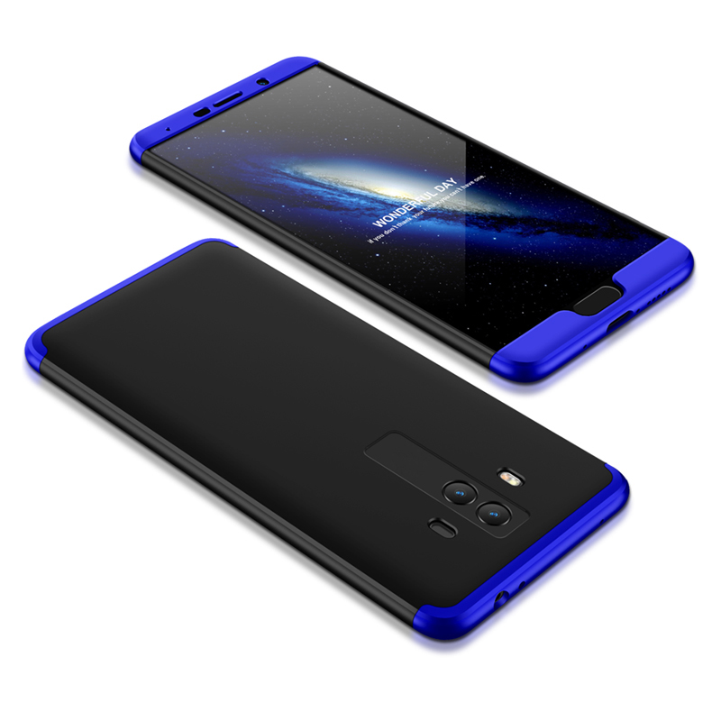 Husa Huawei Mate 10 GKK 360 Full Cover Negru-Albastru