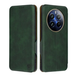 Husa 360° Realme 12 Pro Techsuit Safe Wallet Plus, verde