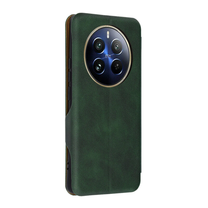 Husa 360° Realme 12 Pro Techsuit Safe Wallet Plus, verde